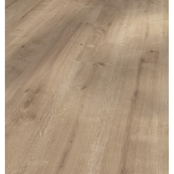 SUELO LAMINADO BASIC 200 - ROBLE LIJADO 1285 x 194 x 7 mm (junta en V a 4 lados) - 1593997 -