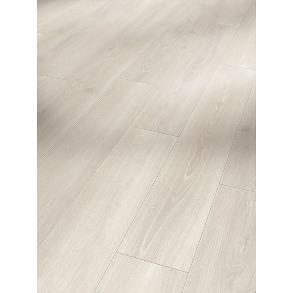 SUELO LAMINADO CLASSIC 1050 ROBLE SKYLINE BLANCO -1601447- 1285 x 194 x 8 mm (JUNTA EN V A 4 LADOS)