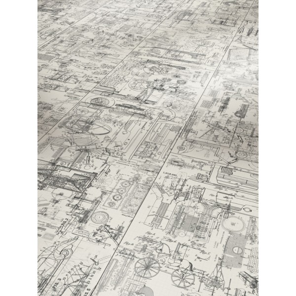 SUELO LAMINADO TRENDTIME 4 SCIENTIFIC - 1601146 - 1285 x 400 x 8 mm (junta en V a 4 lados) 