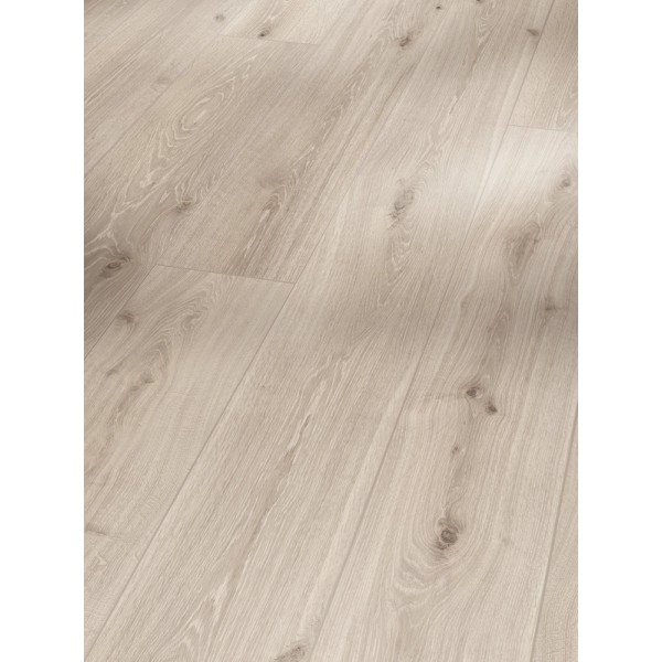 SUELO LAMINADO TRENDTIME 6 ROBLE CASTELL BLANCO AL ESMALTE - 1473985- 2200 x 243 x 9 mm (junta en V a 4 lados) 