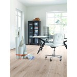 SUELO LAMINADO TRENDTIME 6 ROBLE CASTELL BLANCO AL ESMALTE - 1473985- 2200 x 243 x 9 mm (junta en V a 4 lados) 