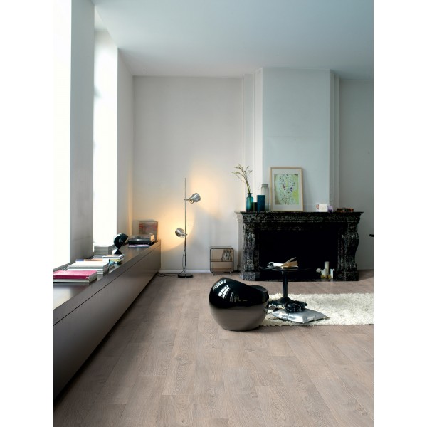 SUELO LAMINADO CLASSIC ROBLE VIEJO GRIS CLARO - CLM1405 - CAJA - 1200 x 190 x 8 mm